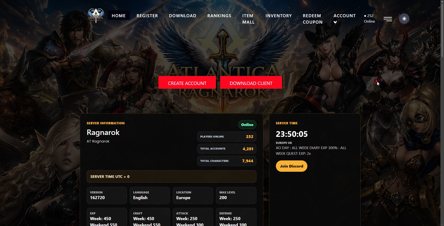 New Website Implementation Ragnarok V2